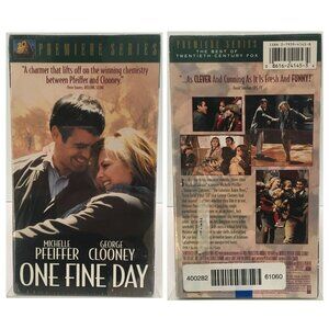 One Fine Day Sealed VHS 1997 Premiere Series Michelle Pfeiffer George Clooney